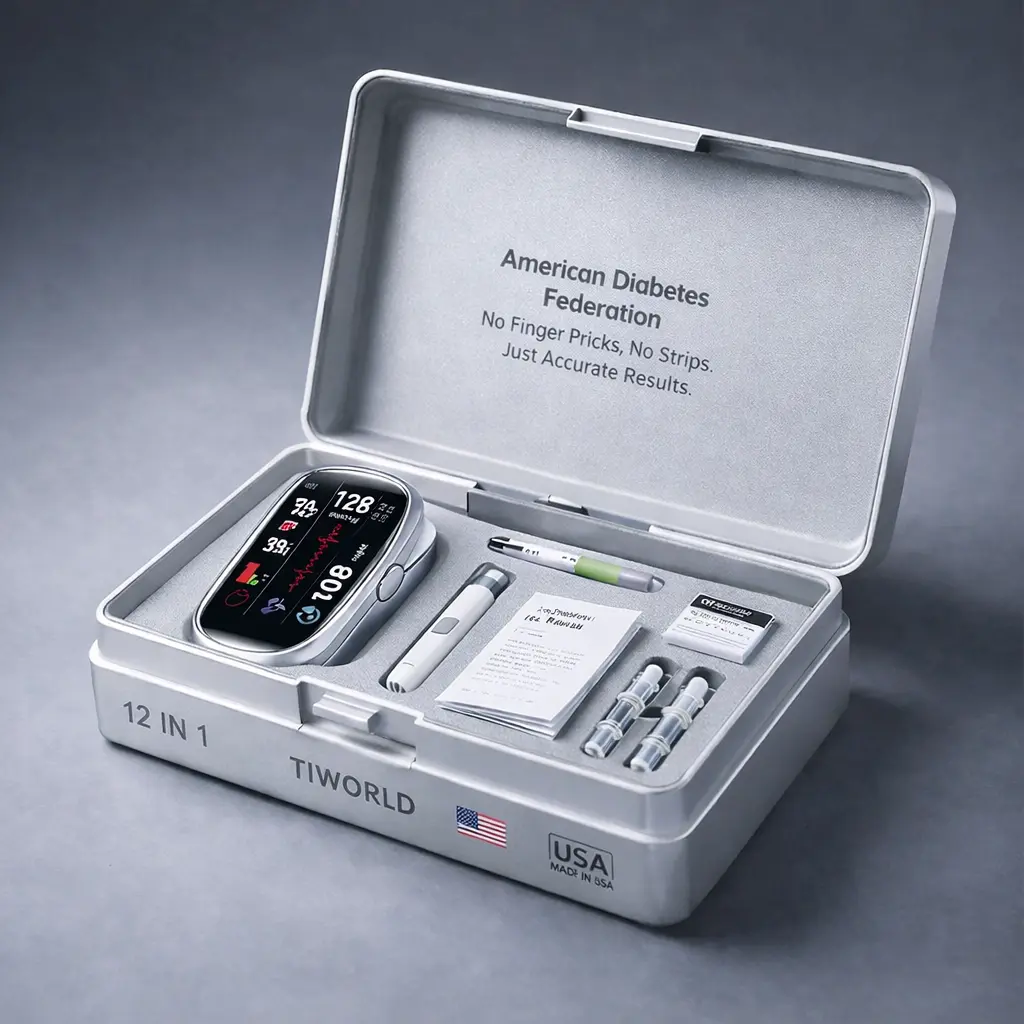 TIWORLD™ ikke-invasiv blodsukkermåler 99,9 % nøjagtighed - Billede 4