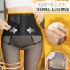 Sheer Fleeced Compression Thermal Leggings