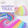 Rainbow Trail Bath Bomb