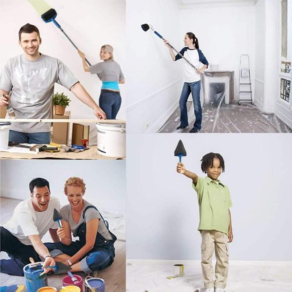 5in1 PROPAINTER Multi-Purpose Paint Rollers PRO SET - Billede 2