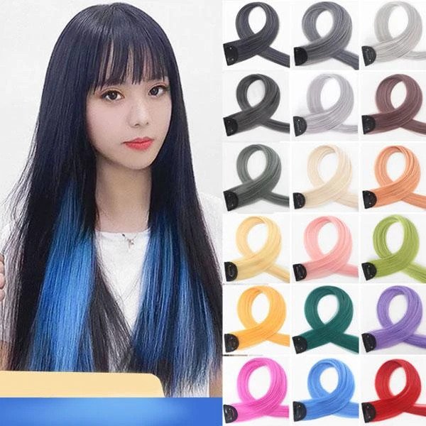 EZ Hair Clip-on Colored Highlights - Billede 2