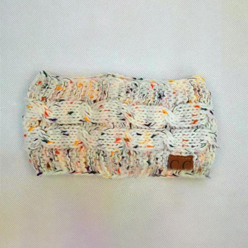 Farverigt strikket Twist Pandebånd - Billede 2