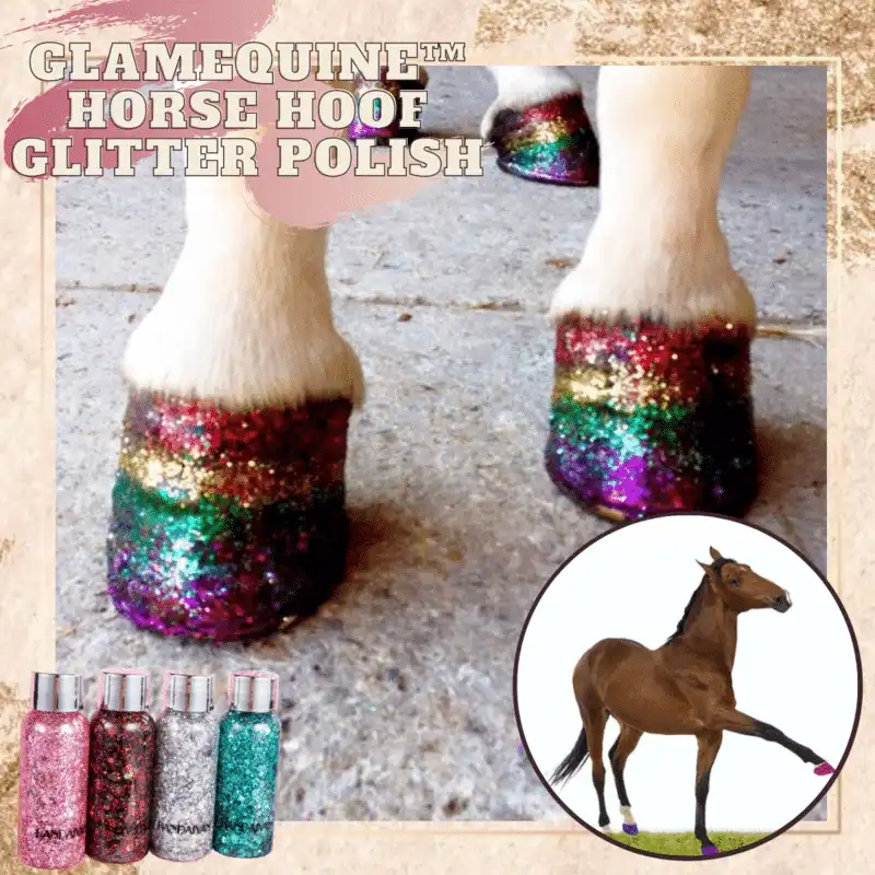 GlamEquine Hestehov Glitter Polish - Billede 2