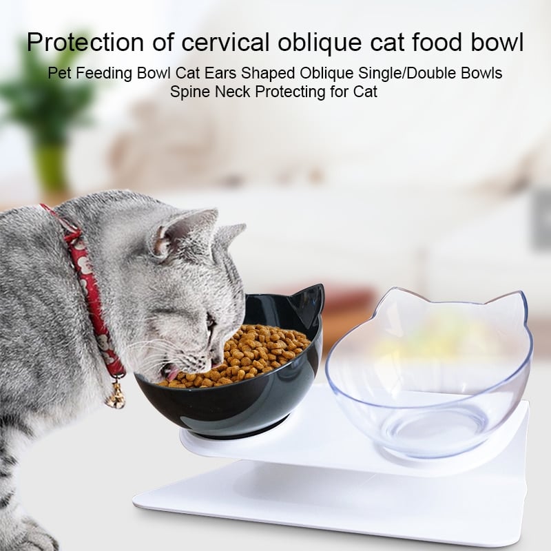 Anti-Vomiting Orthopedic Cat Bowl - Billede 3