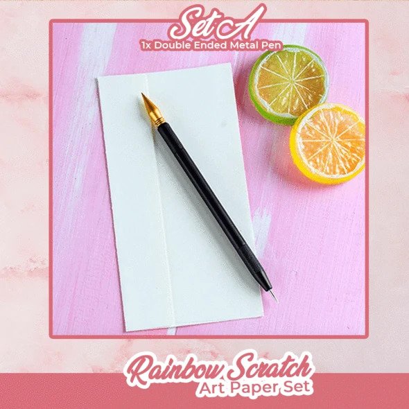 Rainbow Scratch Art papirsæt - Billede 3