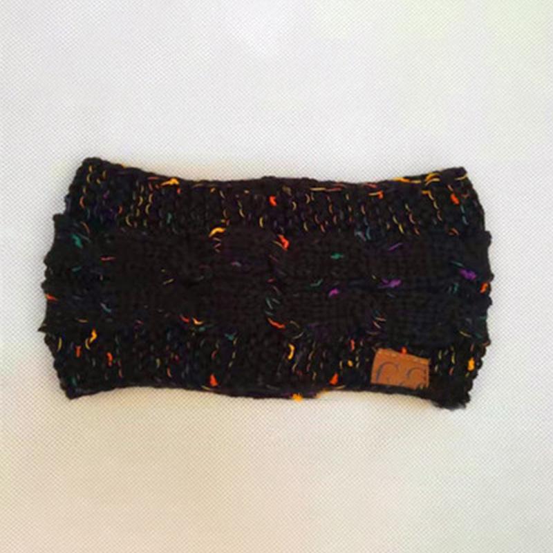 Farverigt strikket Twist Pandebånd - Billede 3
