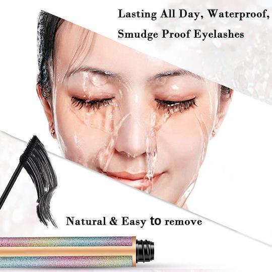 4D Vivid Galaxy Waterproof Silk Fiber Thick Lengthening Mascara - Billede 3