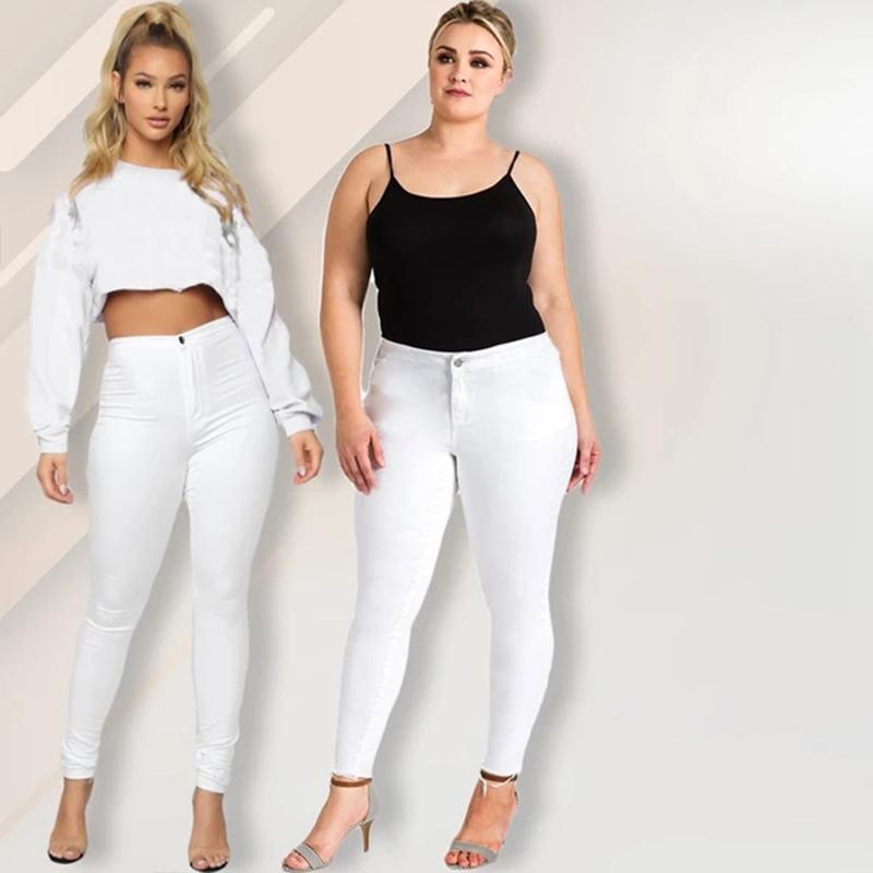 High-Rise Stretch Plus Size jeans - Billede 4