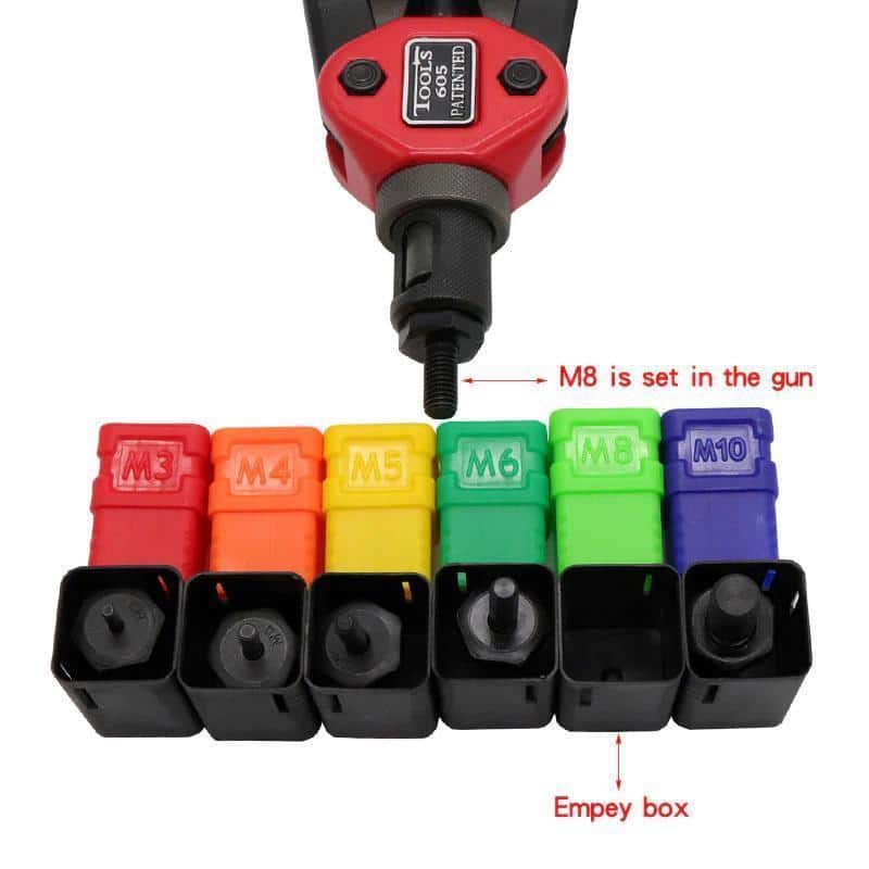 Premium Automatic Rivet Tool Set - Billede 4