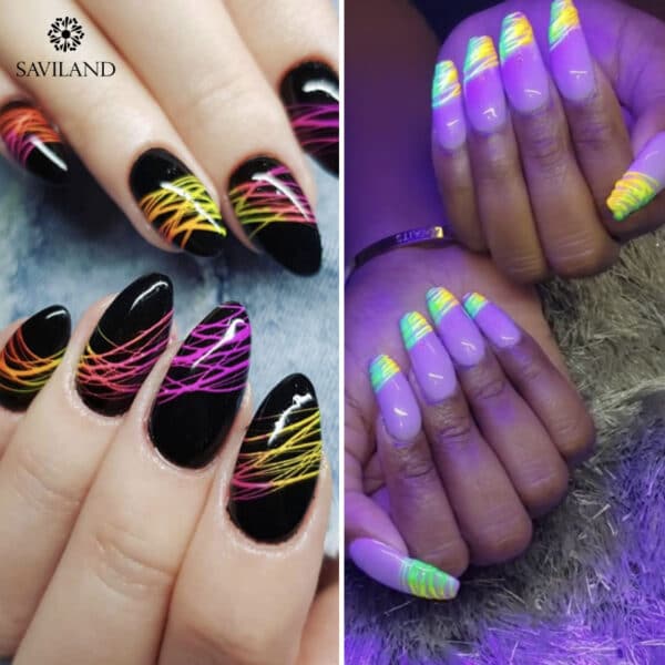 Luminous Spider Nail Gel Set - Billede 4