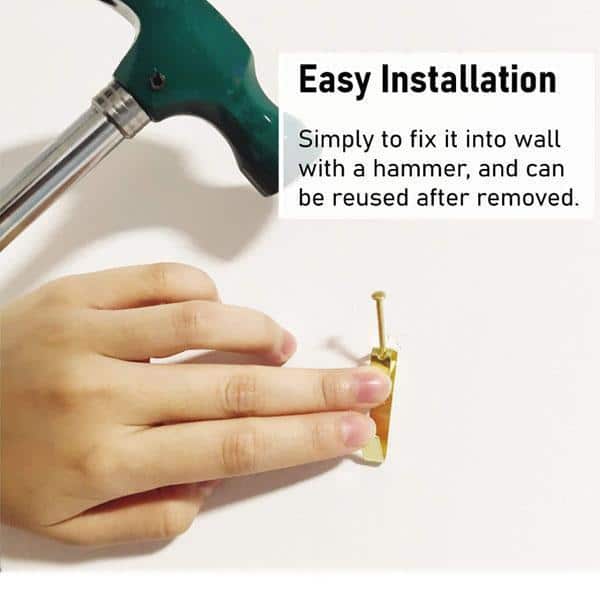 130PCS Picture Hangers with Nails - Billede 4