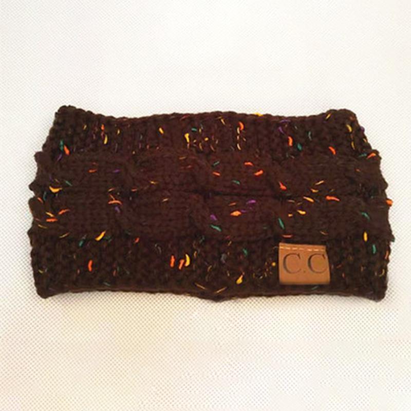 Farverigt strikket Twist Pandebånd - Billede 4