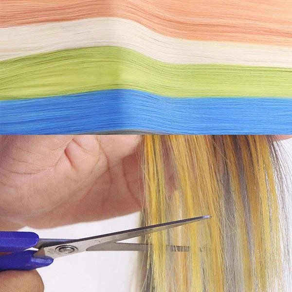 EZ Hair Clip-on Colored Highlights - Billede 4