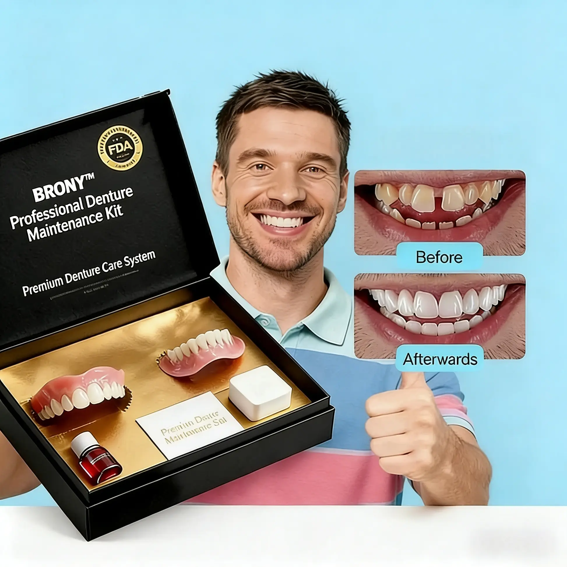 Custom-Fit Full Functional Dentures - Billede 2