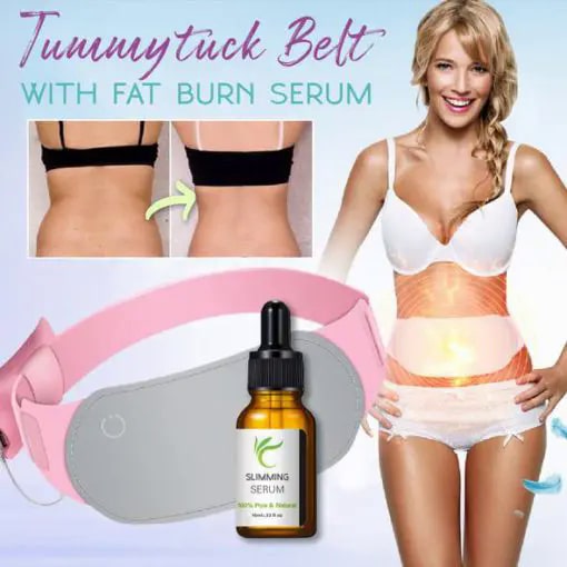Tummy Tuck bælte med Fat Burn Serum