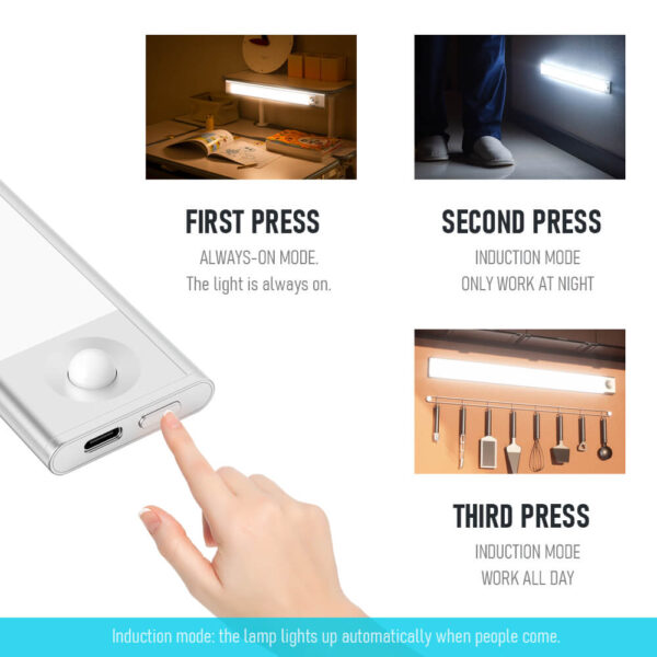 Rechargable Motion Sensor Closet Lights - Billede 4